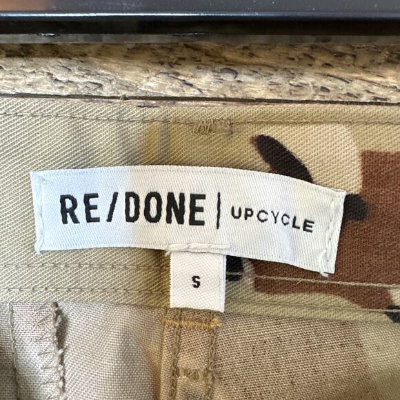 RE/DONE Upcycled Cargo Pants in Desert Camo Size Small NWT - Picture 10 of 15